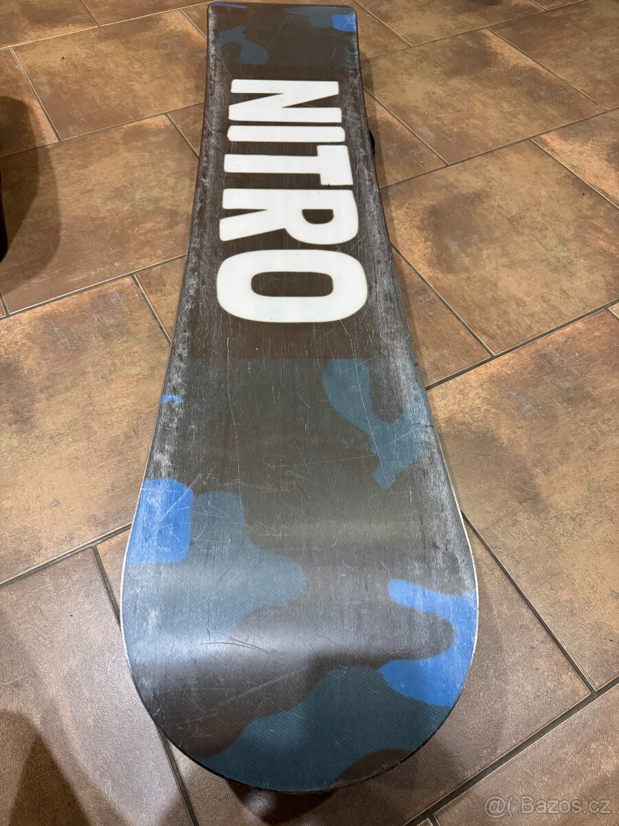 Snowboard Nitro 148 cm s vázáním, Boty Ride Rook 42 - 7