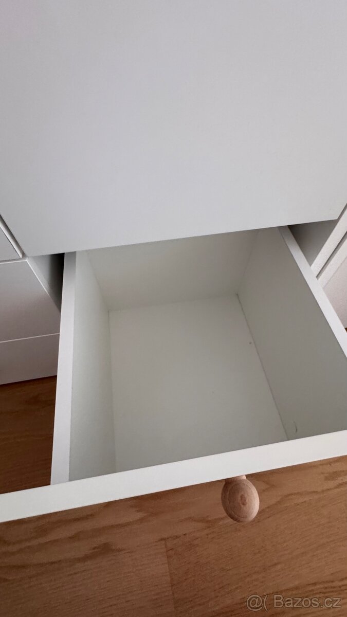 Dětská skříň Elmo 02 – bílá / buk - 7