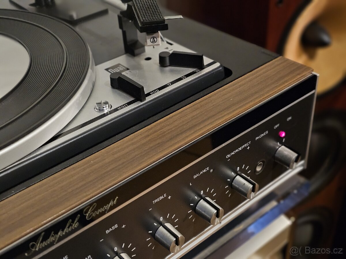 třírychlostní Gramofon DUAL 33/45/78ot se zesilovačem - 7
