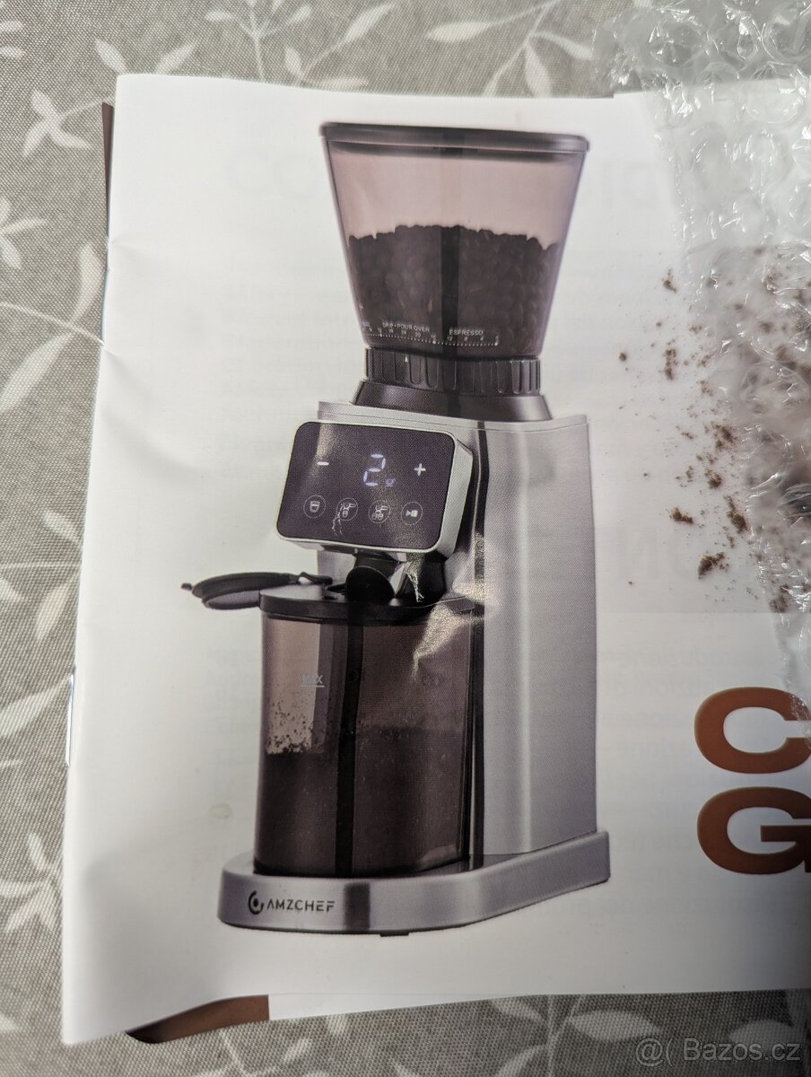 Baristický mlýnek na kávu AMZCHEF, použitý, stav velmi dobrý - 7