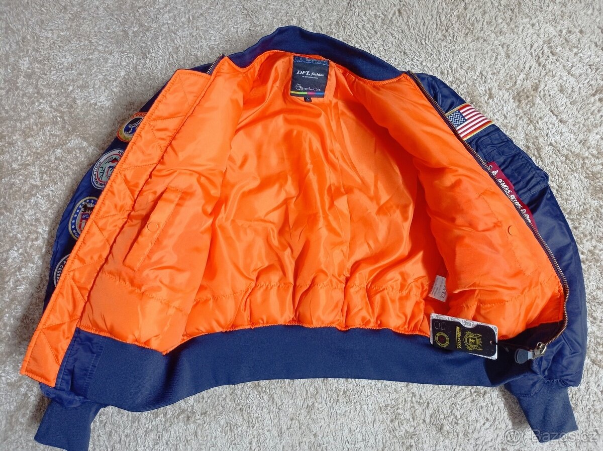 NOVÝ bomber NASA Apollo II modrá - L/XL - 7