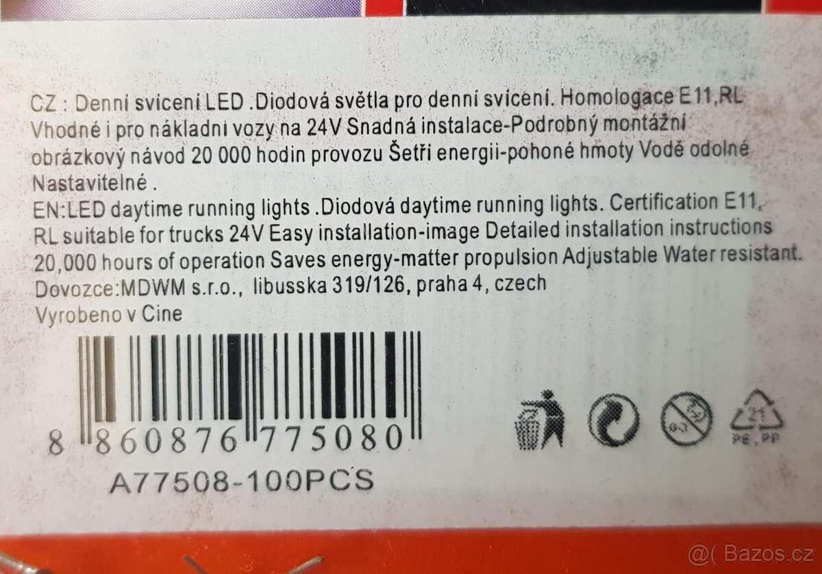 LED-DENNÍ SVÍCENÍ 12V - 7