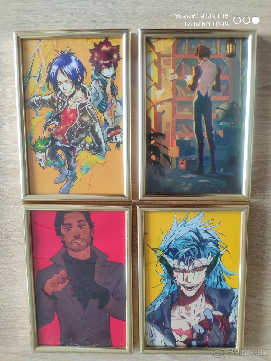 Sbírka Anime 42 ks obrázků v rámečku - 7