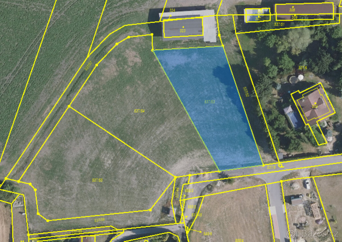 Stavební pozemek 1768m2 - Charvatce - 7