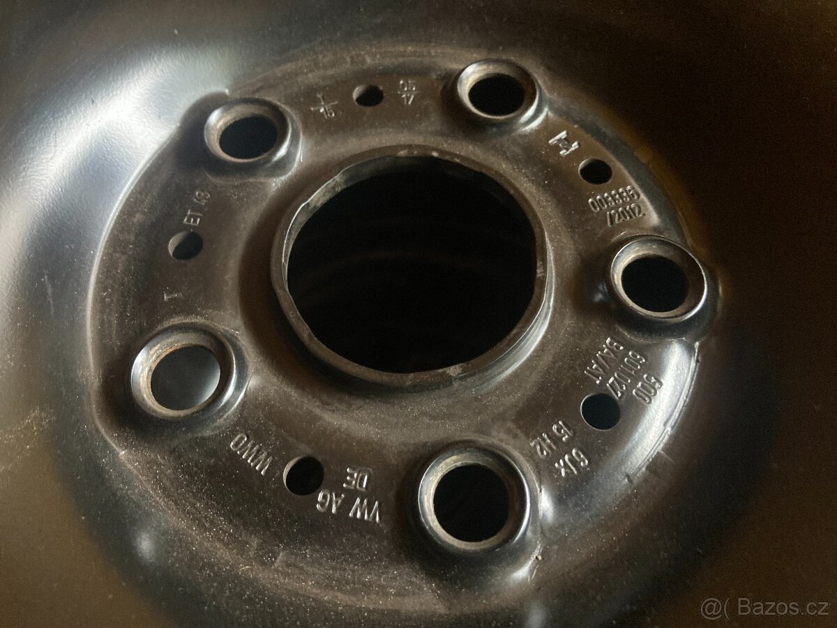 Zimní kola OCTAVIA 3 15" 5x112 CONTINENTAL 195/65R15 - 7