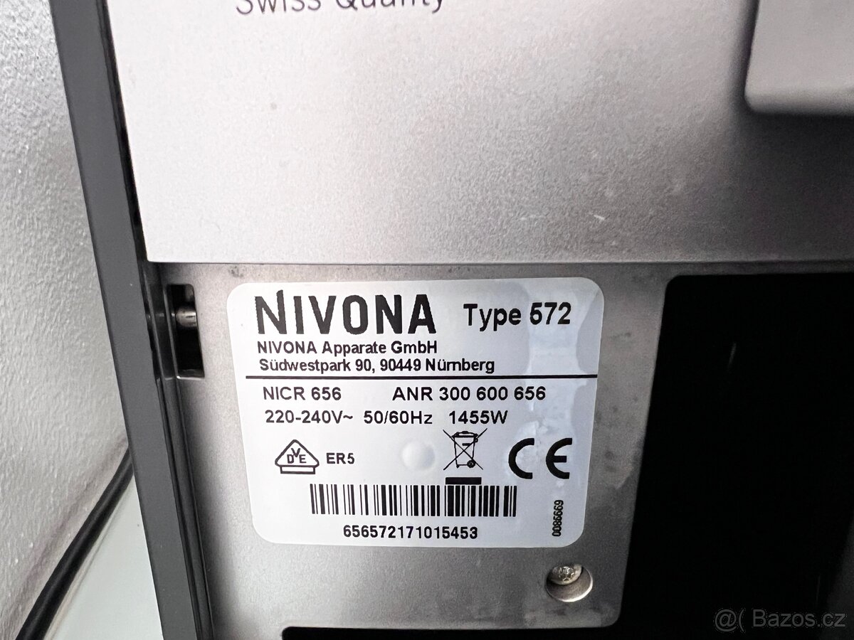 Kavovar Nivona Nicr 626, 656, 660, 758, 778, 841 - 7