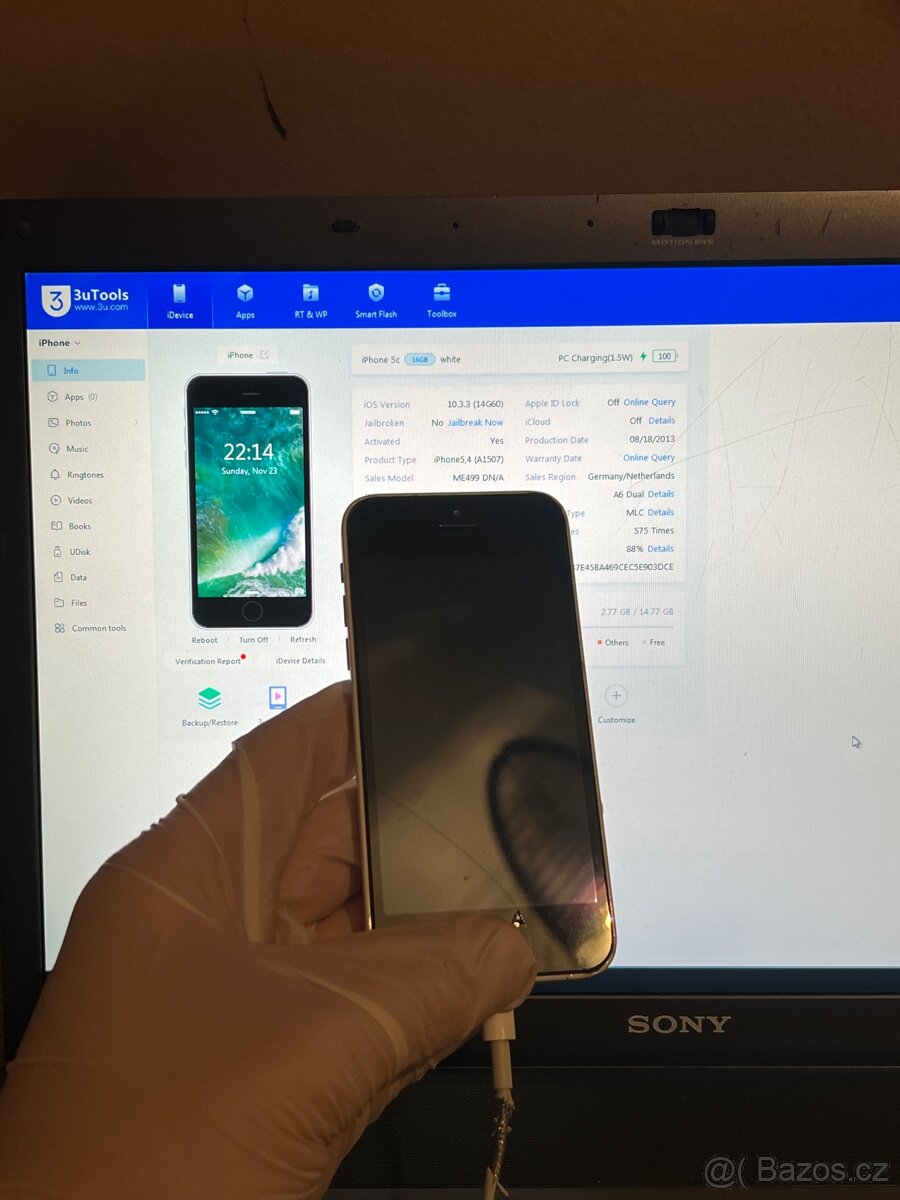 iPhone 5C 16GB Bily NA ND - 7