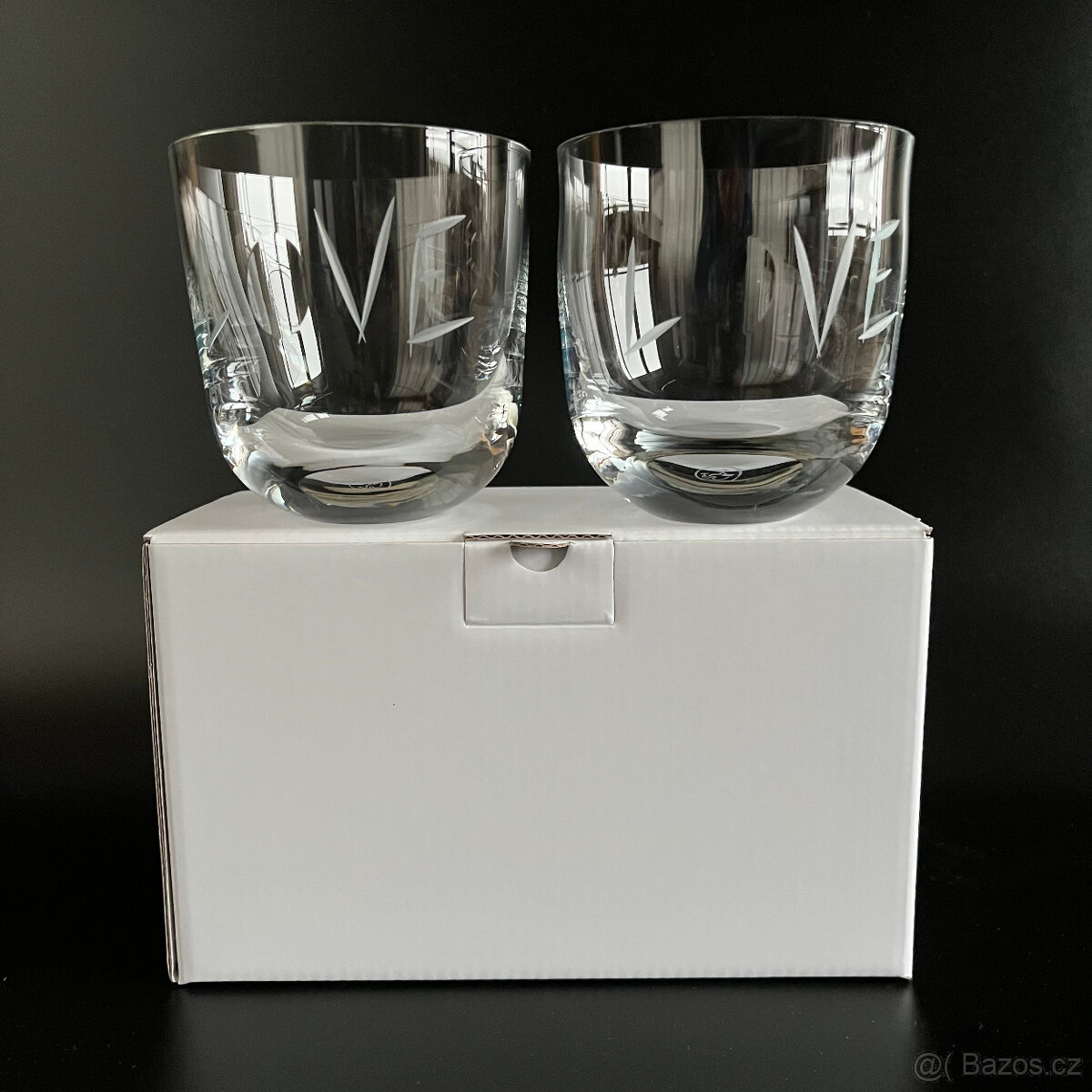 Ruckl 2x křišťálová sklenice Love II 200ml, Rony Plesl - 7