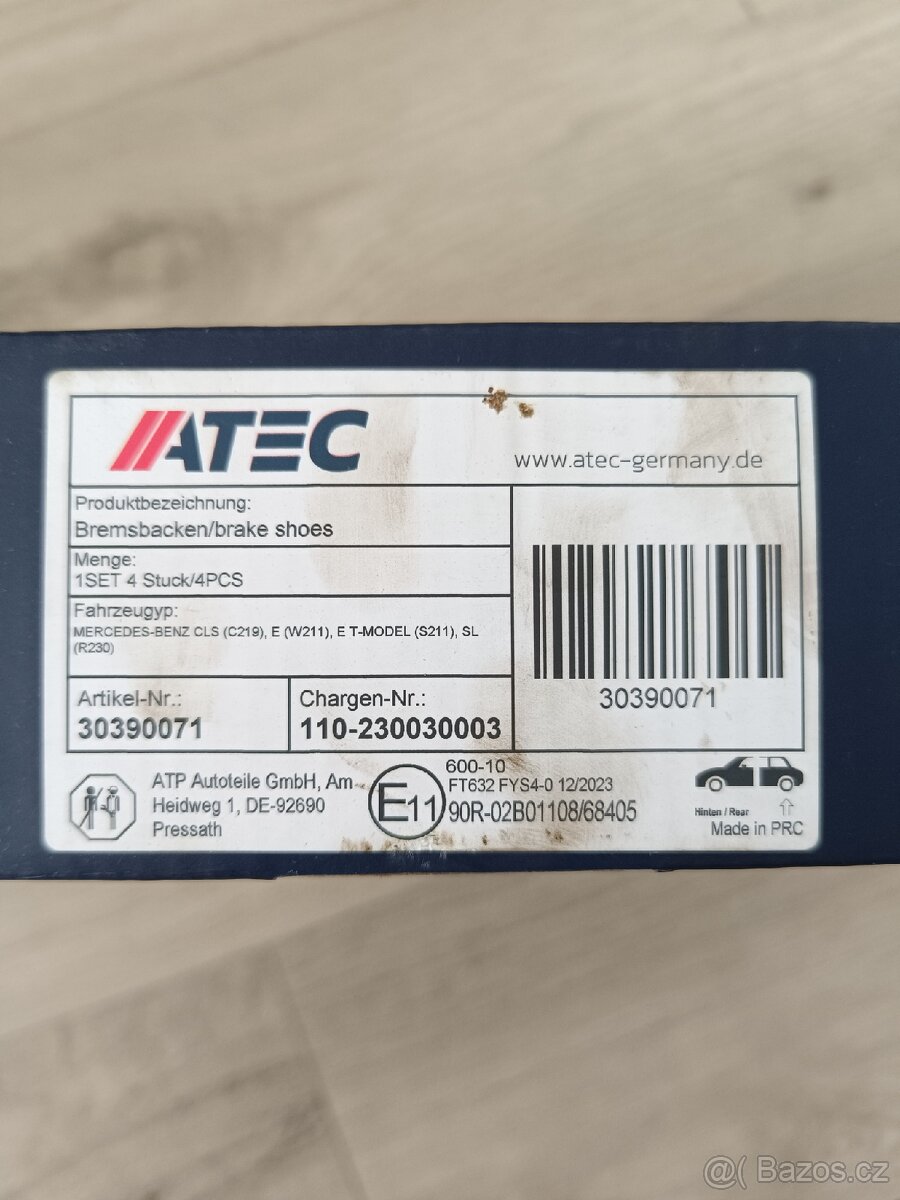 Mercedes W211, S211 atd. - brzdy , destičky, pakny - 7