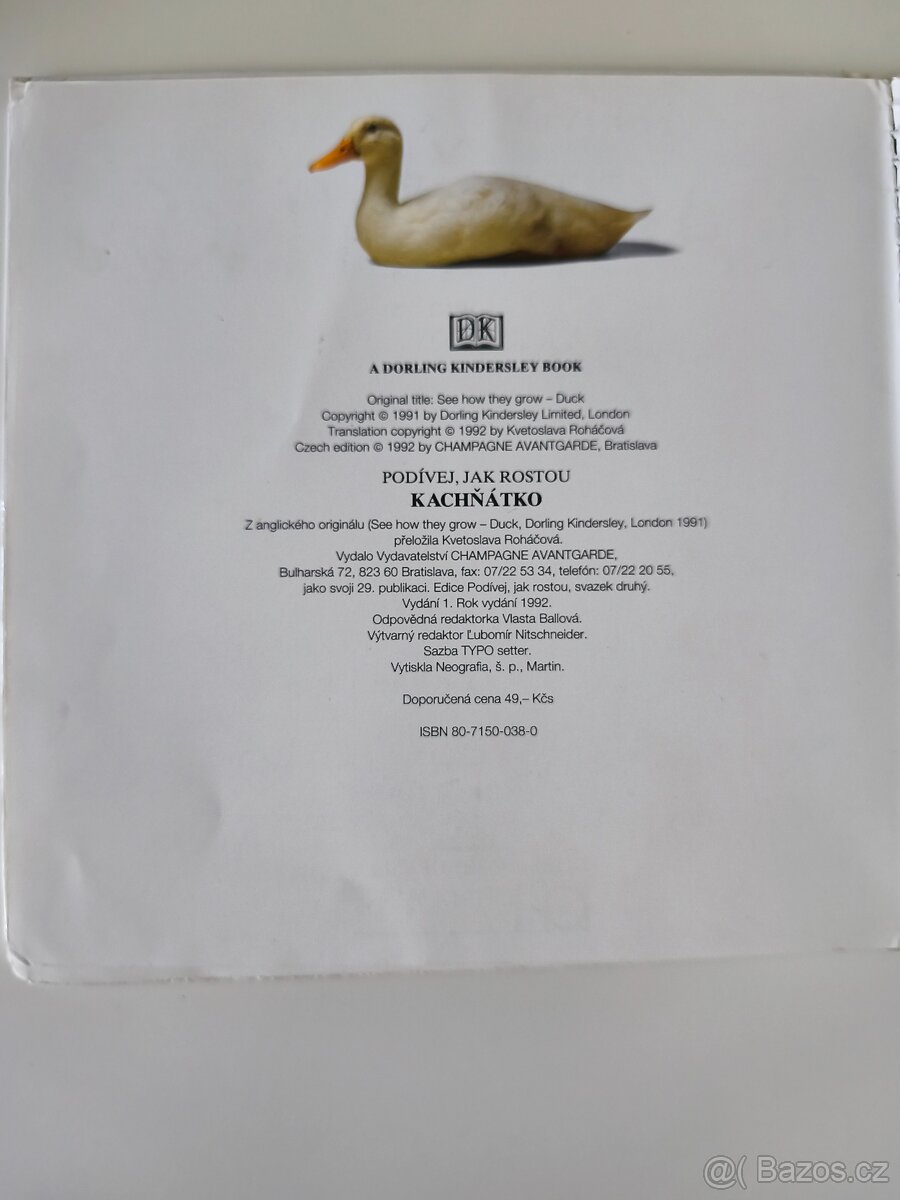 Kachňátko – podívej jak rostou, naučná knížka pro děti - 7