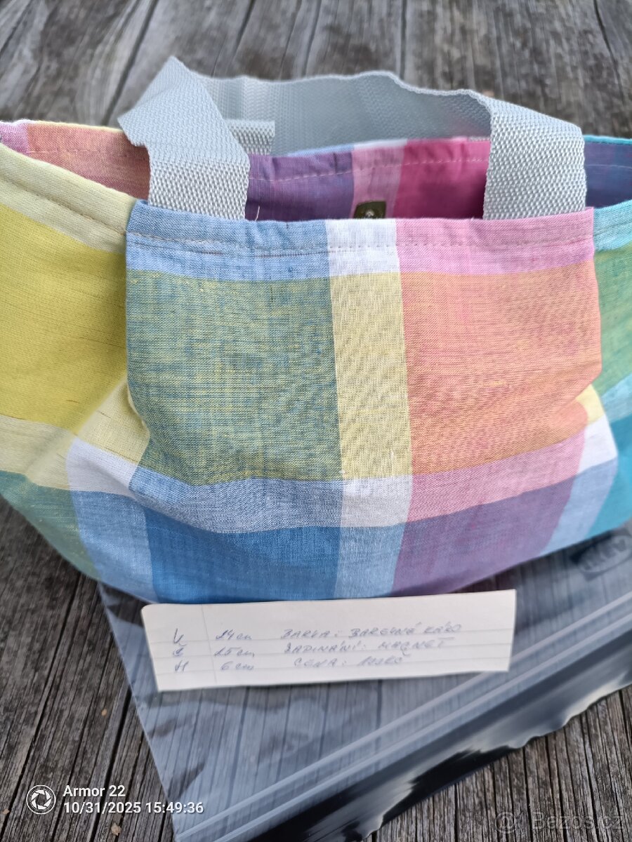 Nabízím NOVÉ ušité kabelky, tašky. - 7