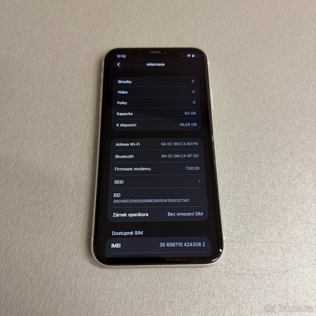 iPhone 11 64GB bílý, 100% baterie, rok záruka - 7