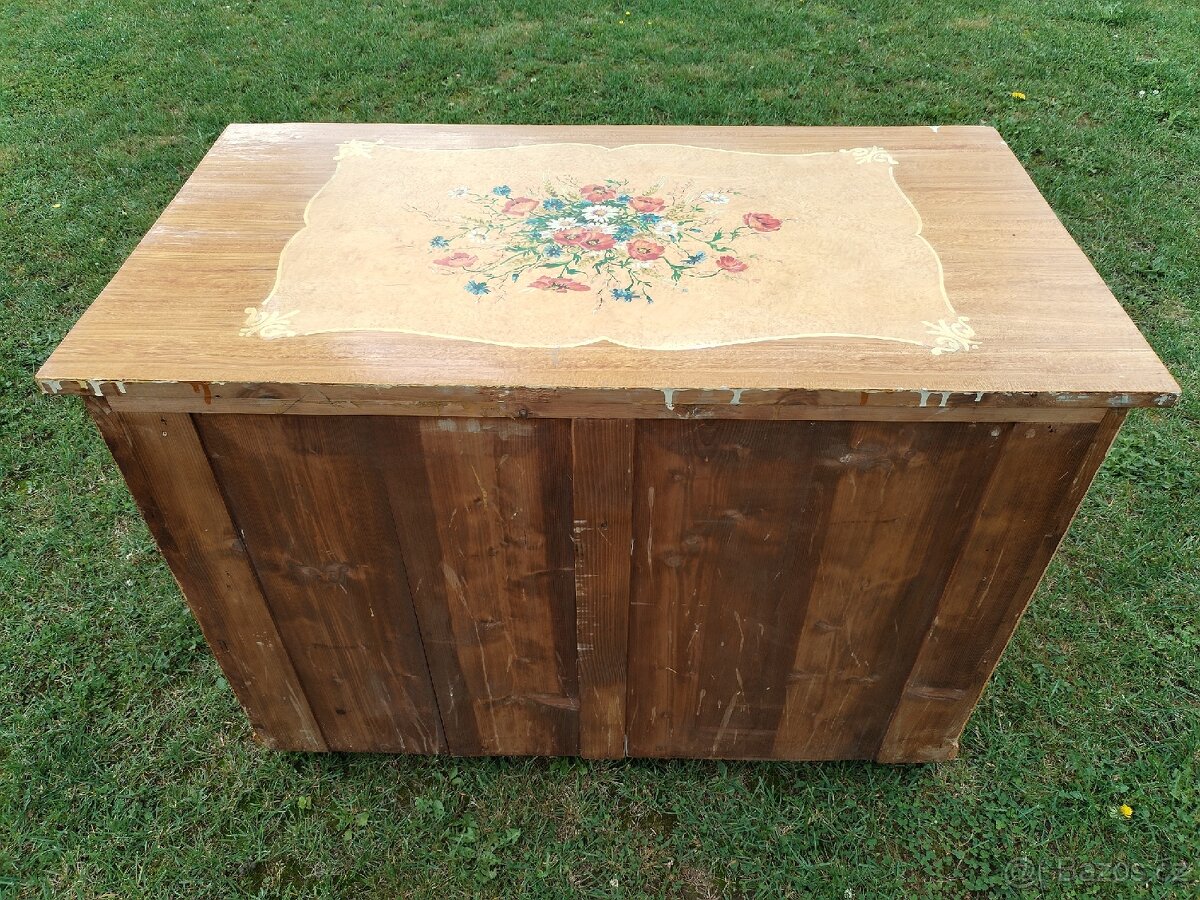 Ručně malovaná komoda - 7