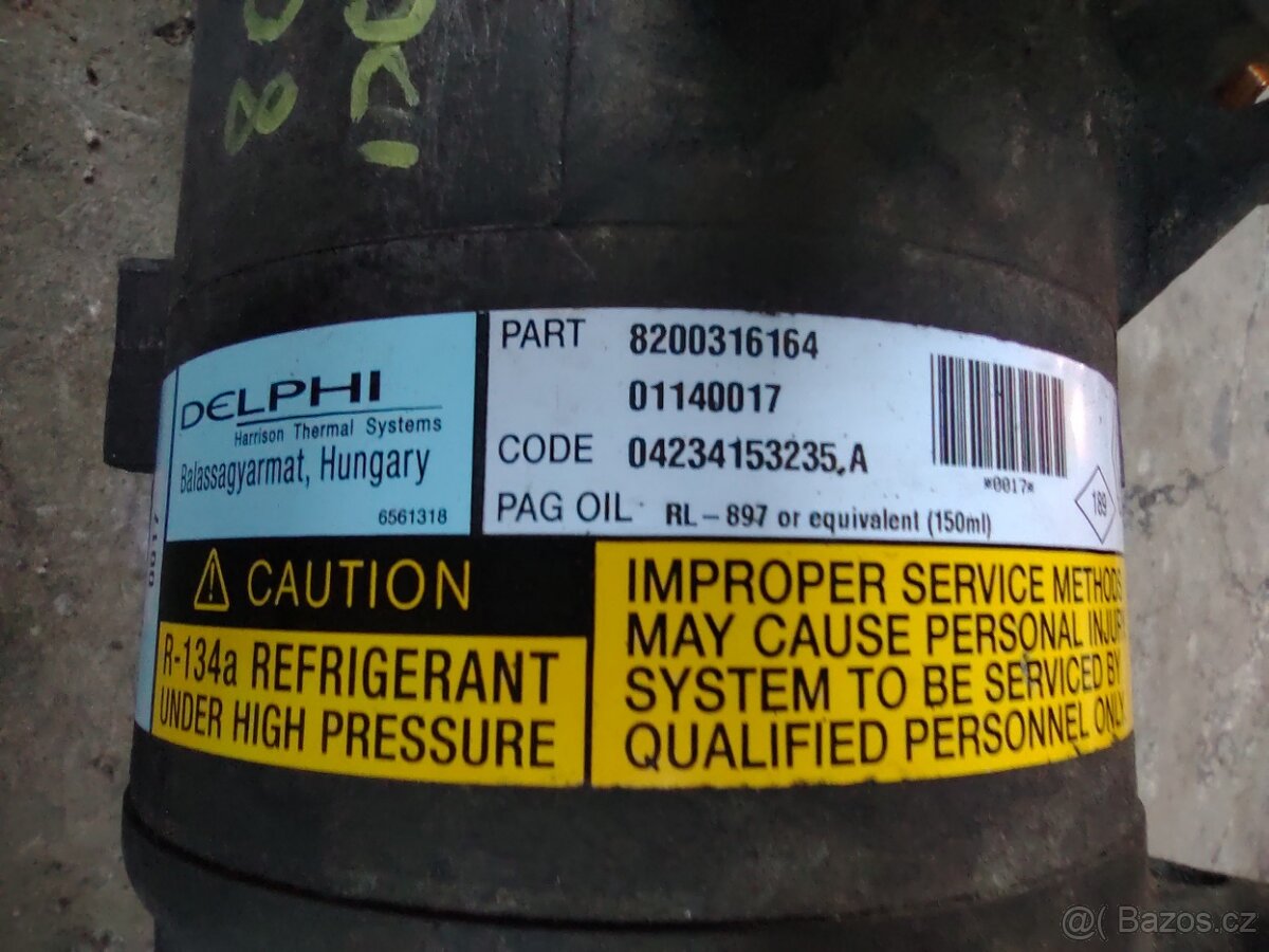 Kompresor klimatizace Renault Nissan 8200316164 - 7