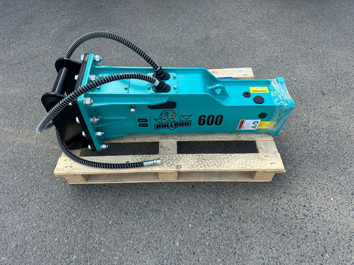Hydraulické bourací kladivo s MS03 adaptérem -B600 2,5-4,5t - 7