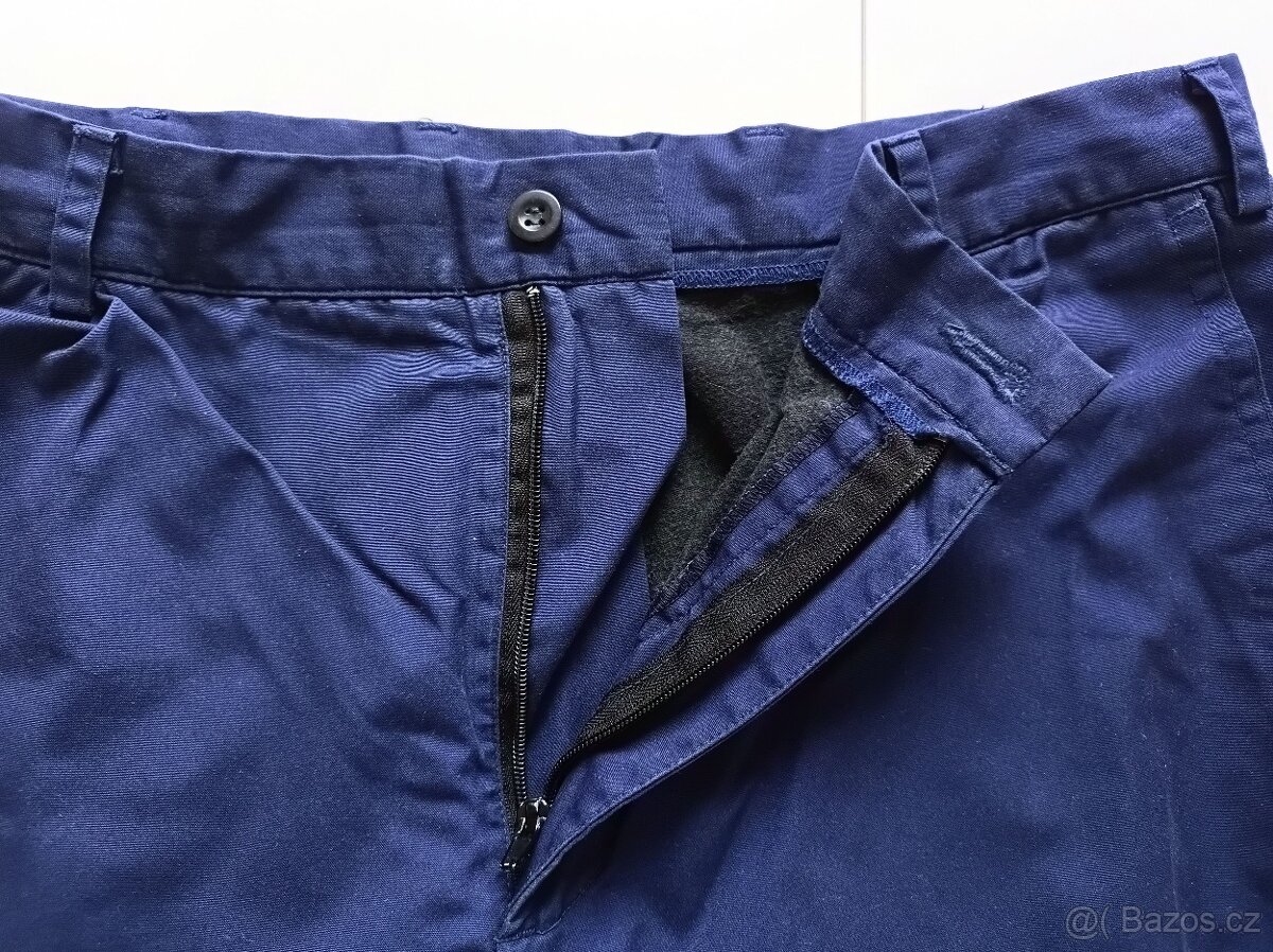 Pánské zateplené bavlněné kalhoty zateplené 94/182 - 7