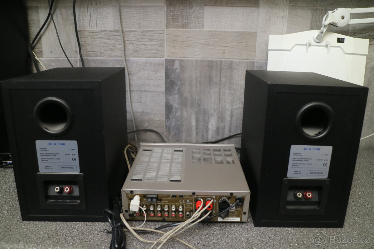 Mini system DENON DRA-F101 + Repra SC-G101BK - 7