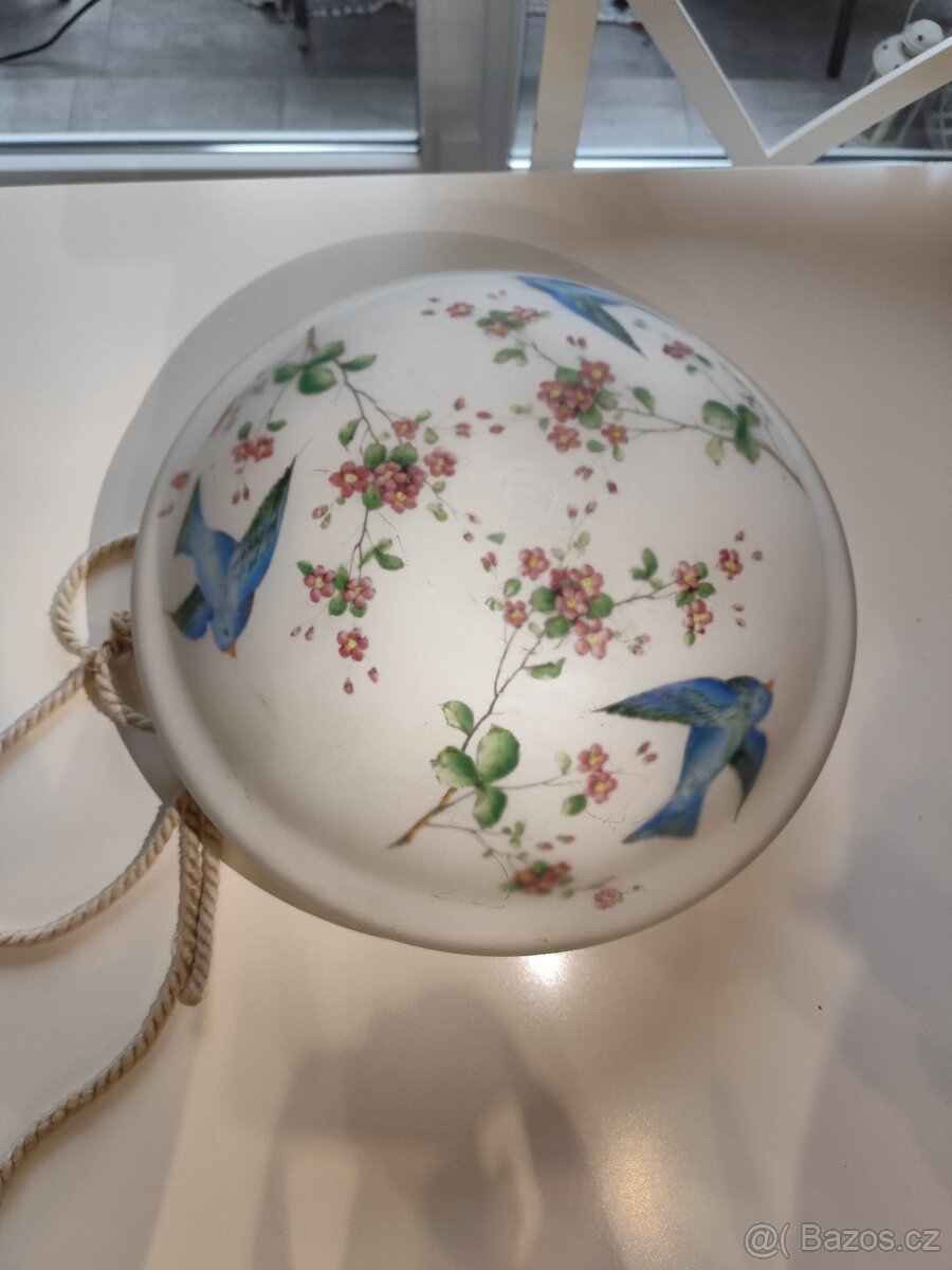 Krásny ručne maľovaný plafonnier - 7