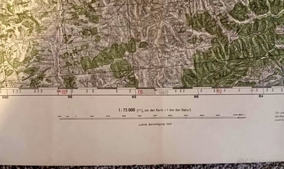 Staré mapy 3 ks - 7