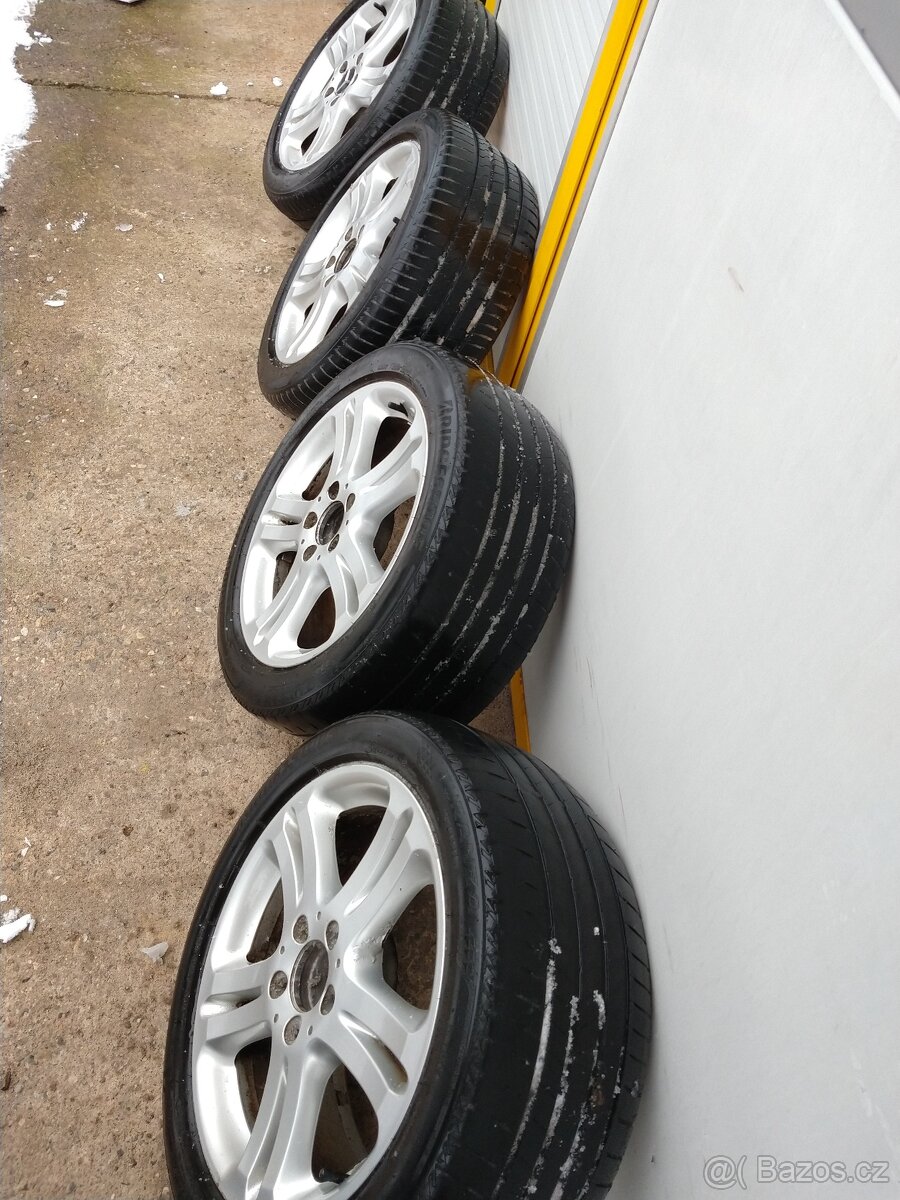Mercedes benz W211 / S211 sada originál ALU 17" - 7