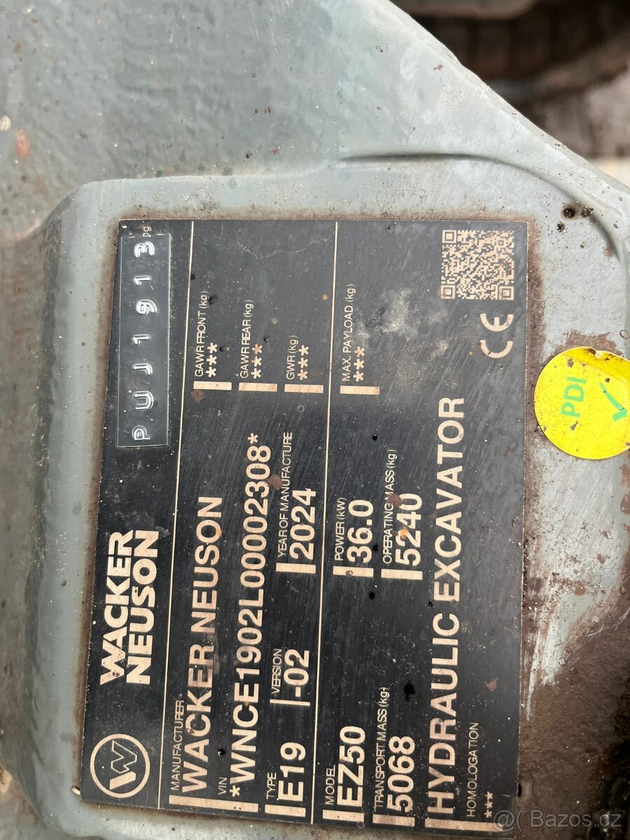 rýpadlo WACKER NEUSON EZ50 edice C - 7