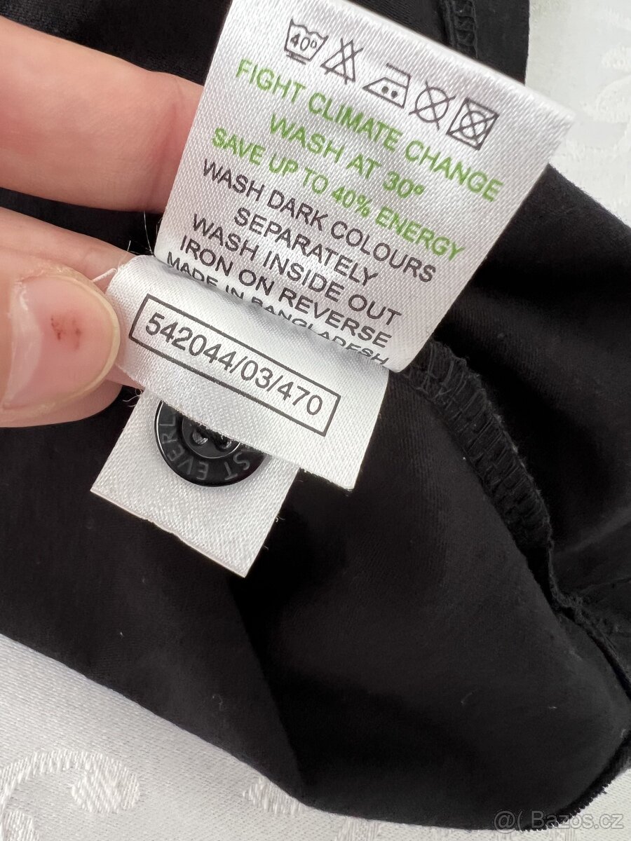 Everlast - páns. nové krásně černé polo tričko – XL - 7