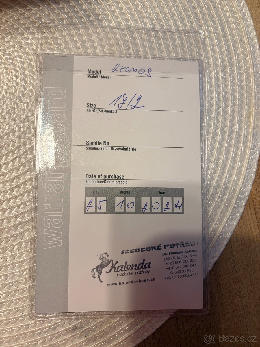 Prodám sedlo KenTaur Kronos ISB - 7
