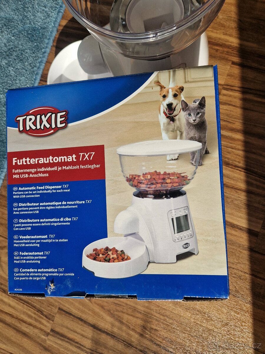Automatické krmítko/dávkovač žrádla pro kočky/psy Trixie TX7 - 7