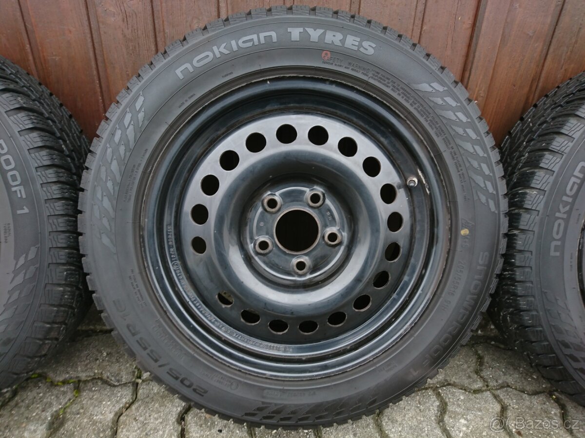 Kia Seed 3 zimní 205 55 16 originální disky - 7