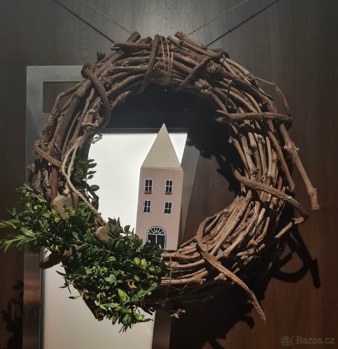 Dekorace - dřevěné domečky - 7