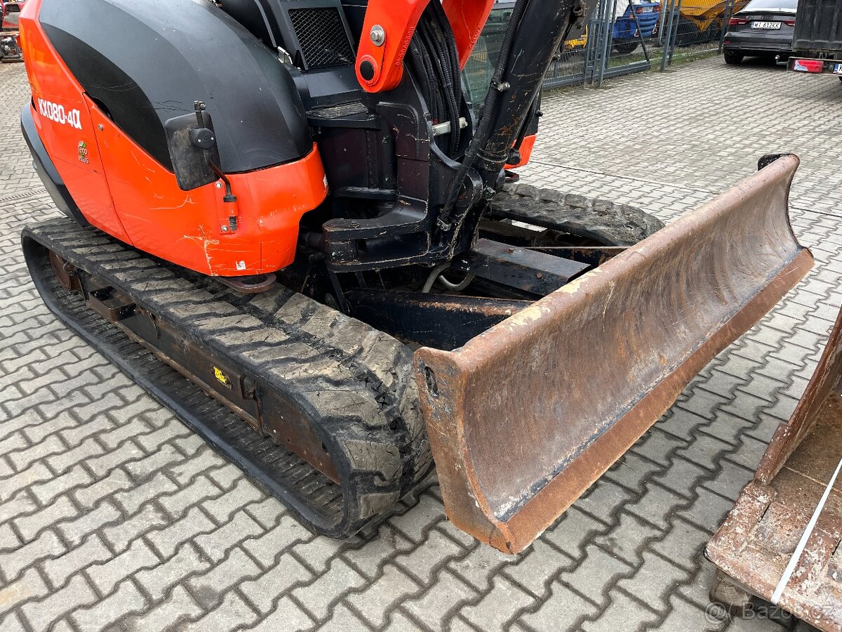 Pásový Bagr Kubota KX080-4 α, 2019rv, 3402 mth - 7