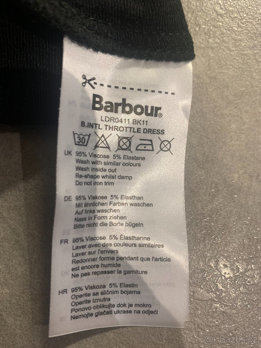 Šaty černé barvy Barbour International 46 - 7