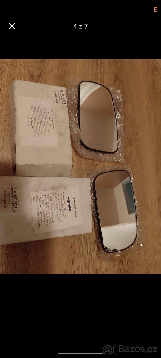 Zrcátko Škoda Fabia 1 Pravé,Skla zrcátek Škoda,VW - 7