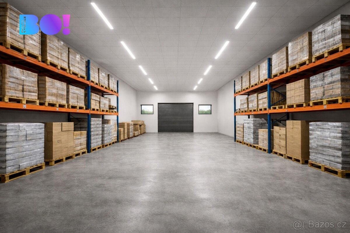 Pronájem skladovacích prostor (cca 7x100 m²) – Bocanovice - 7