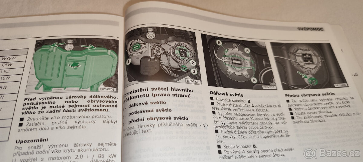 ŠKODA FABIA 1 - návod k obsluze - uživatelská příručka - 7