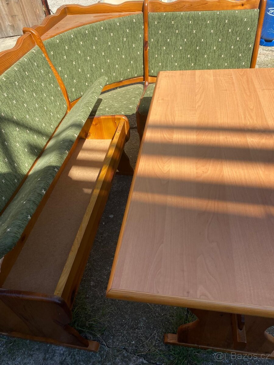 Rohový jídelní set - 7