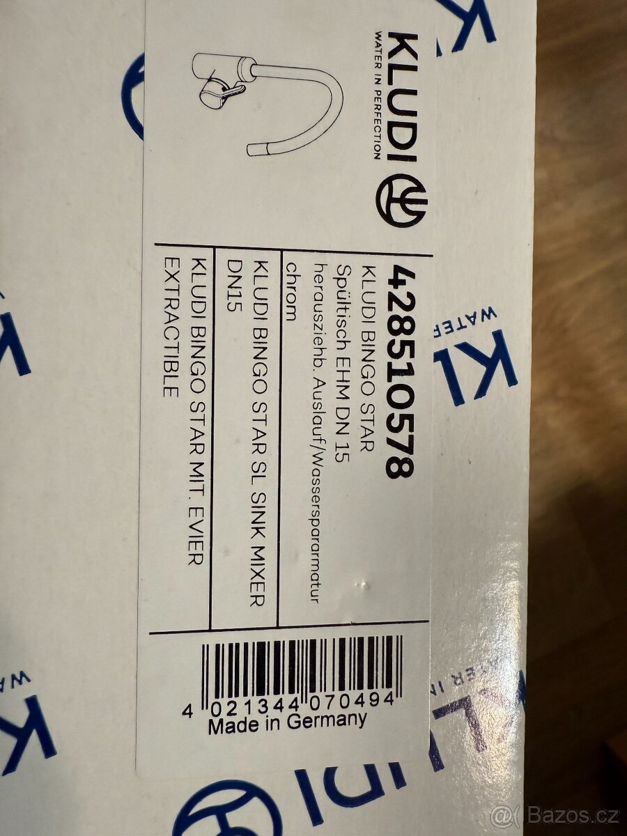 Kuchyňská baterie KLUDI s výsuvní koncovkou - 7