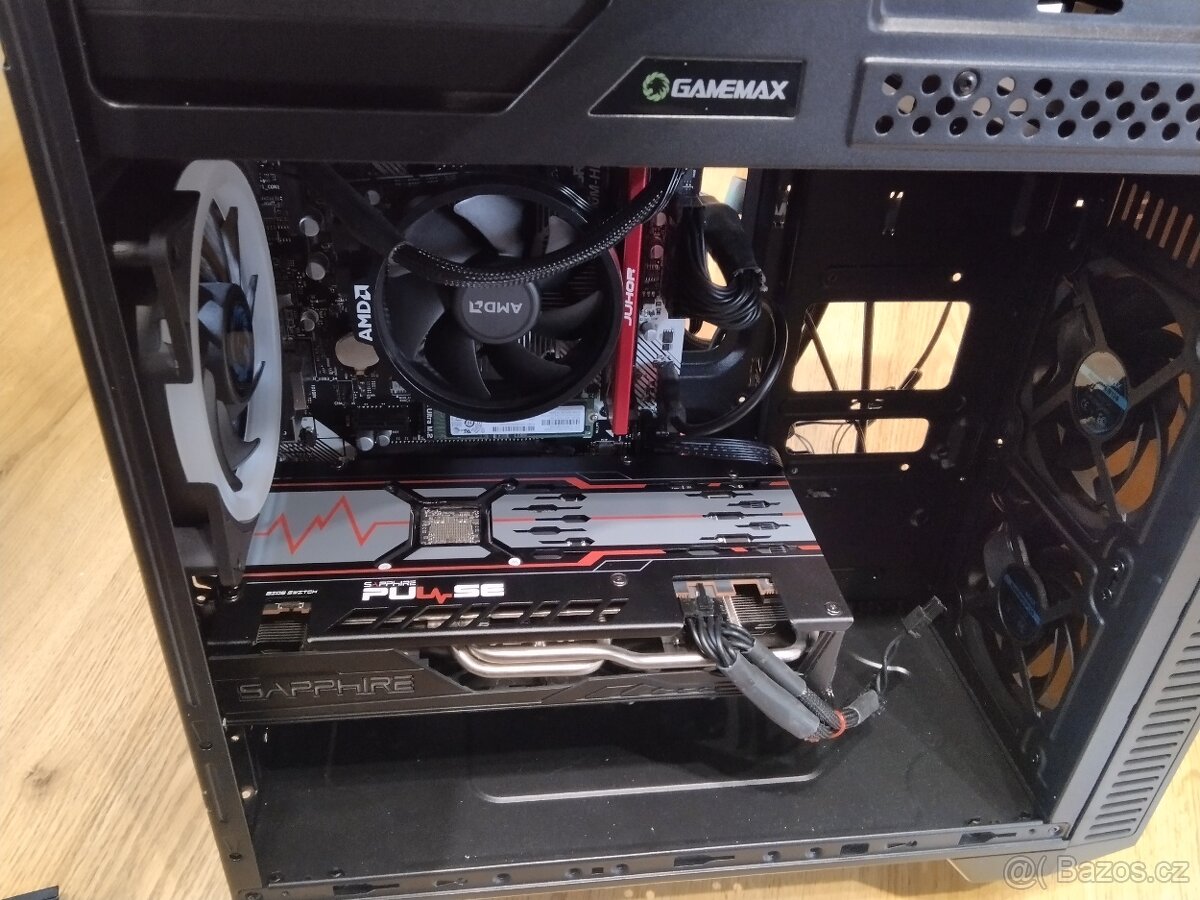 Herní PC - Ryzen 5 1600x/RX5600XT/16GB RAM/WIN 11 - 7
