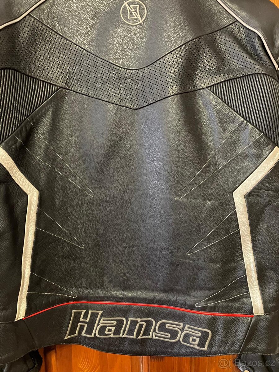 Kožená bunda na moto Hansa - 7
