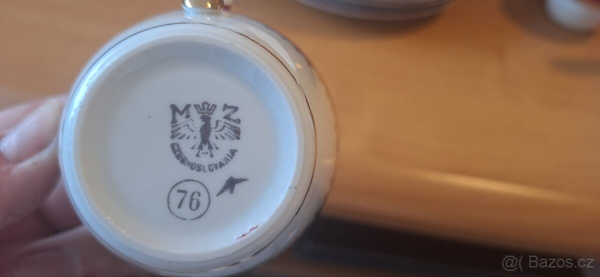 Kávový/čajový porcelán servis. - 7