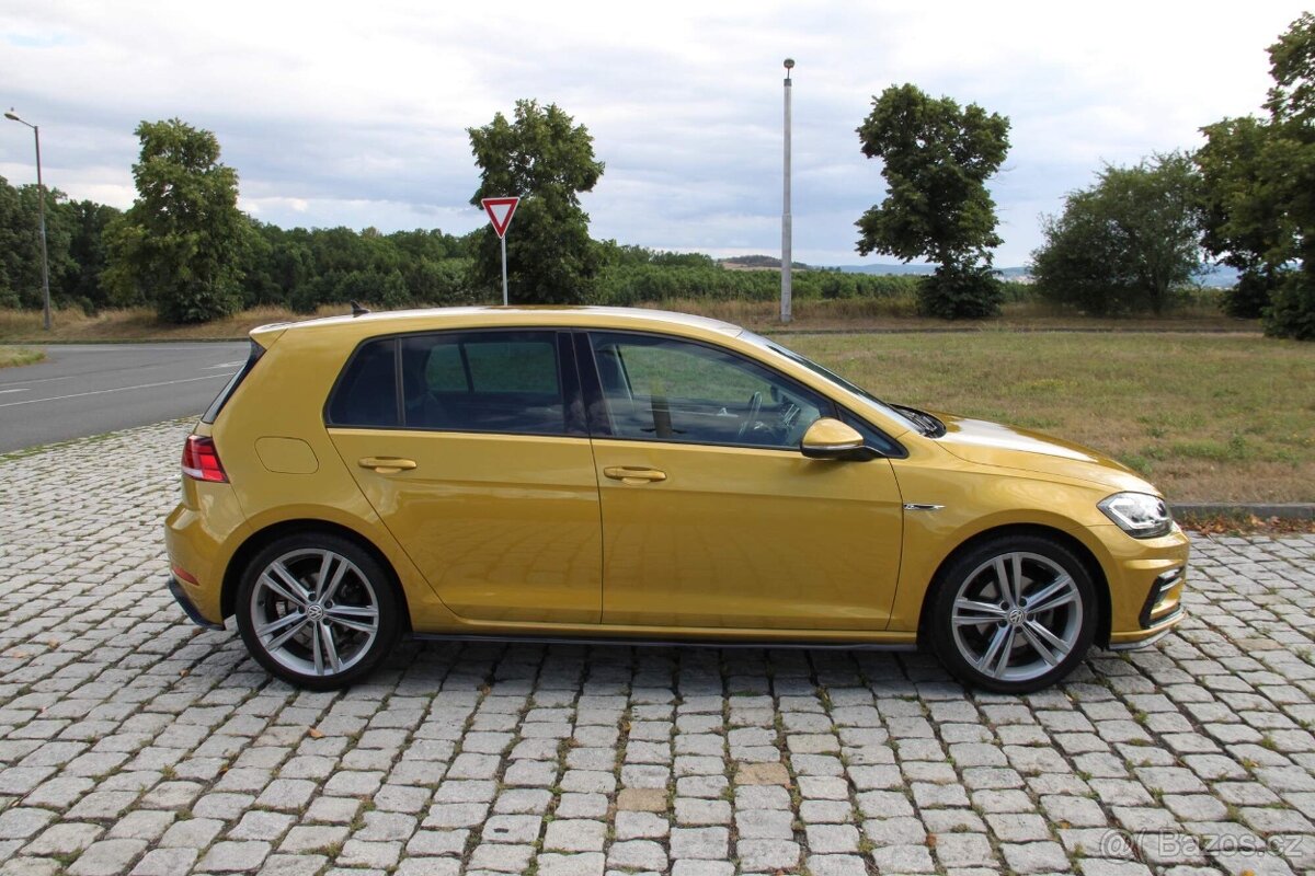 GOLF 7,1.4TSI,92kw,R-Line,HIGH,KURKUMA,r18,Full LED,67 900km - 7