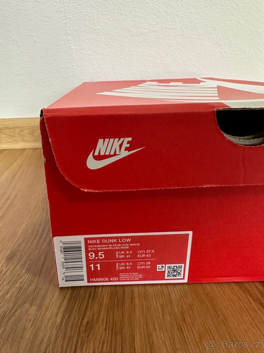 Nike Dunk Low – nové, velikost 43, se zárukou - 7
