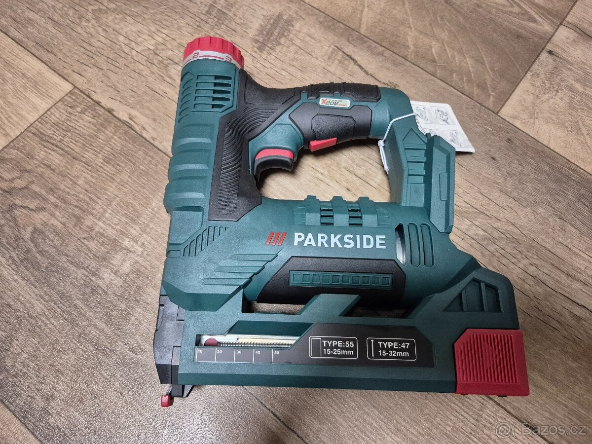 Aku sponkovačka V20 parkside s baterií ah4 a nabíječkou - 7