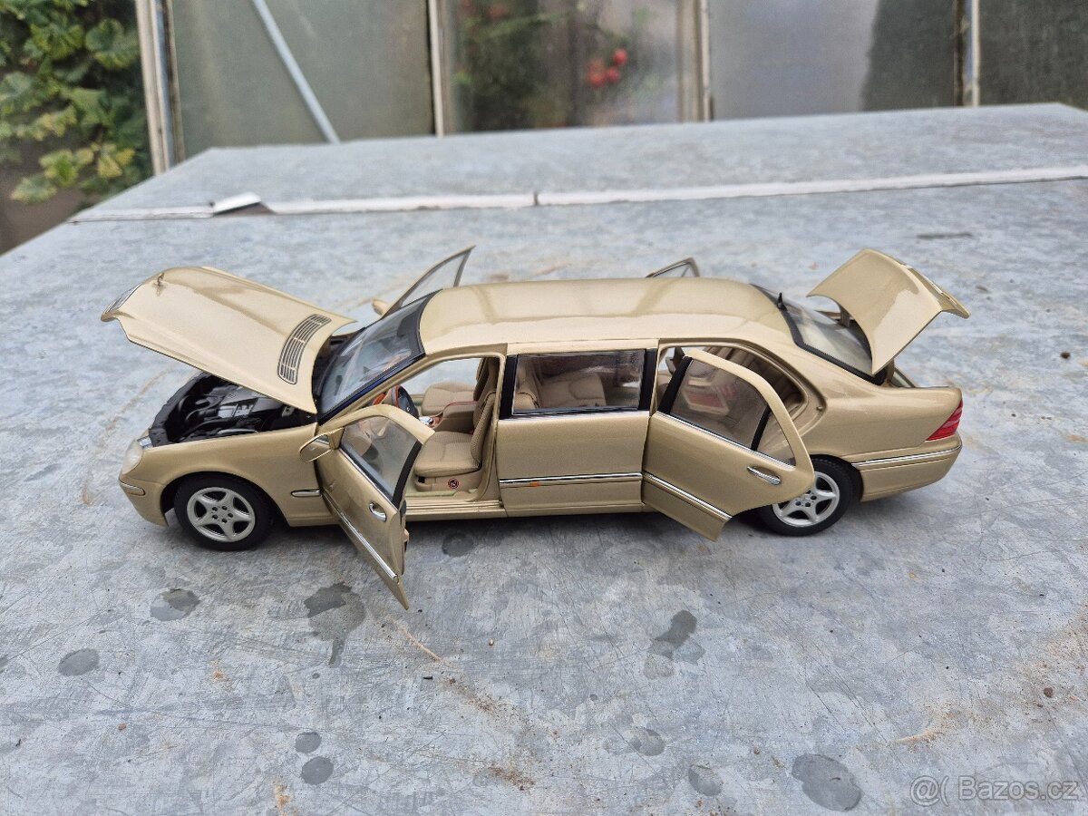 Prodám model 1:18 Mercedes benz S600 w220 pullman - 7