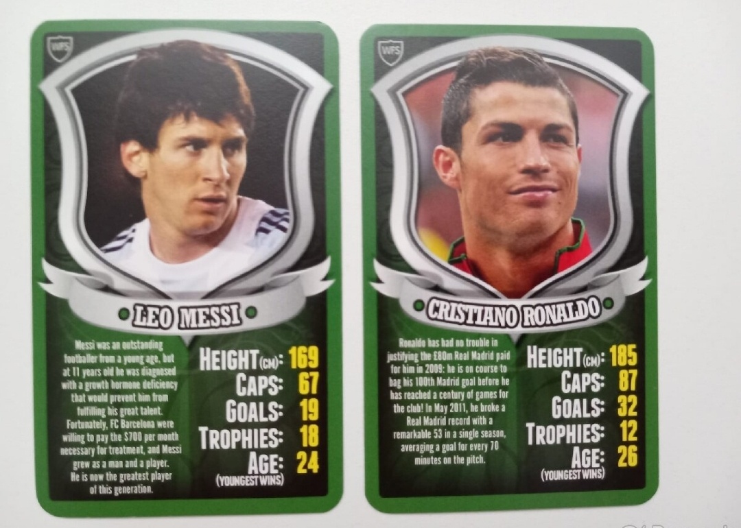 Balicek kariet TOP TRUMPS 2012 'WORLD FOOTBALL STARS' - 7