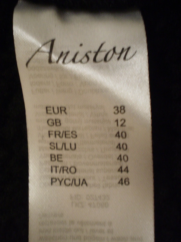 Nový černý kabát- Aniston- vel. 38 - 7