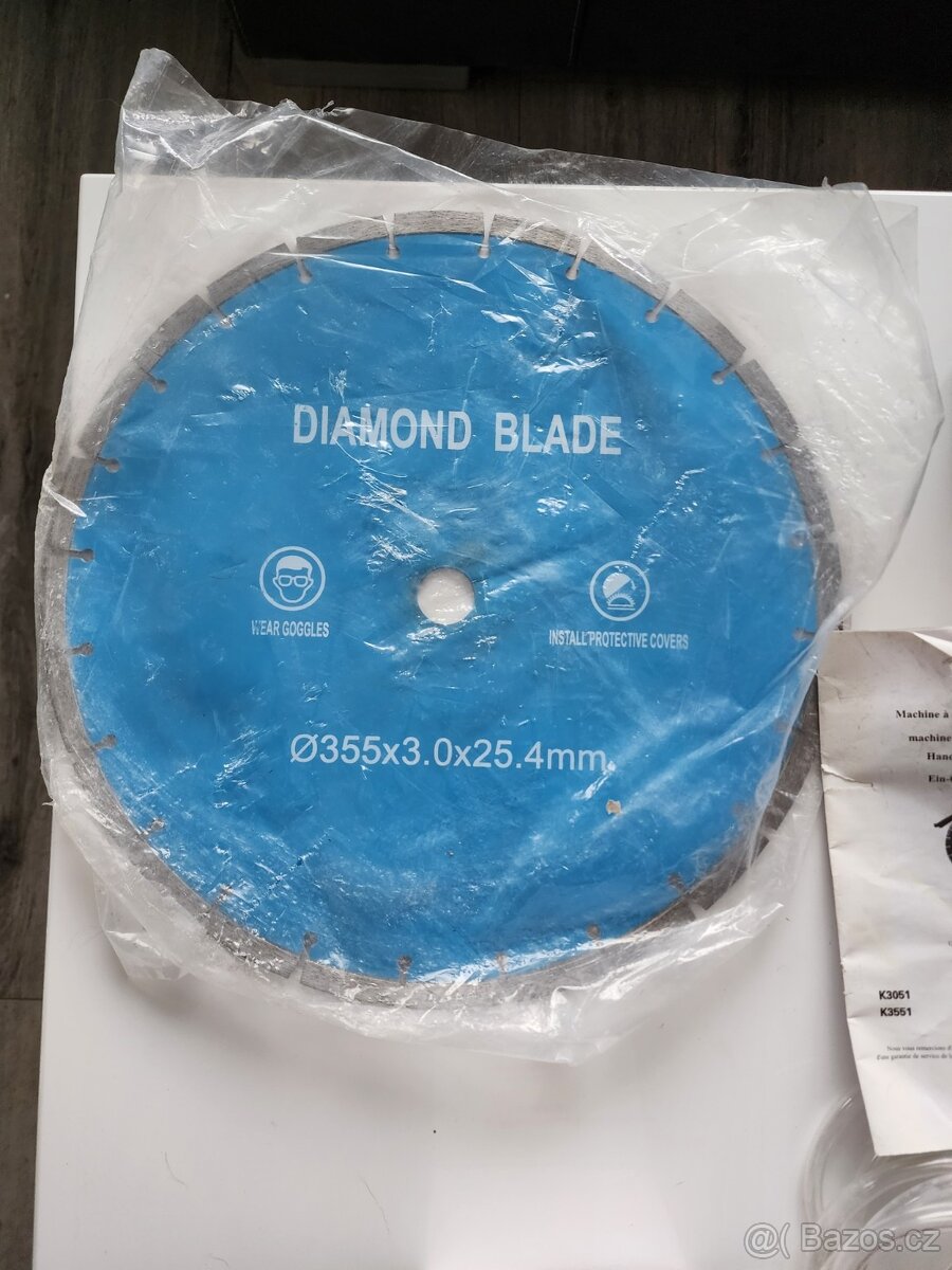 Elektrická řezačka K3551 / Z1E-355 – 3000 W, 355 mm - 7