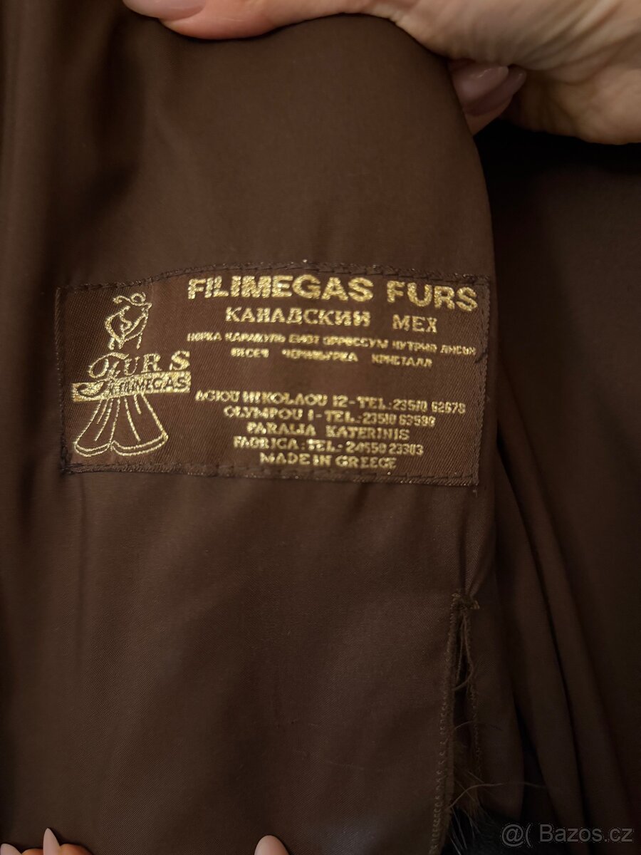 Norkový dlouhý kabát Kanada - 7