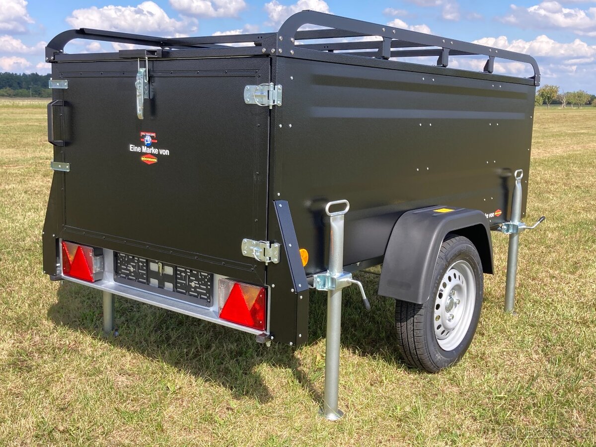 Přívěsný Vozík CAMPING Blackout s Nosičem na Stan Böckmann - 7