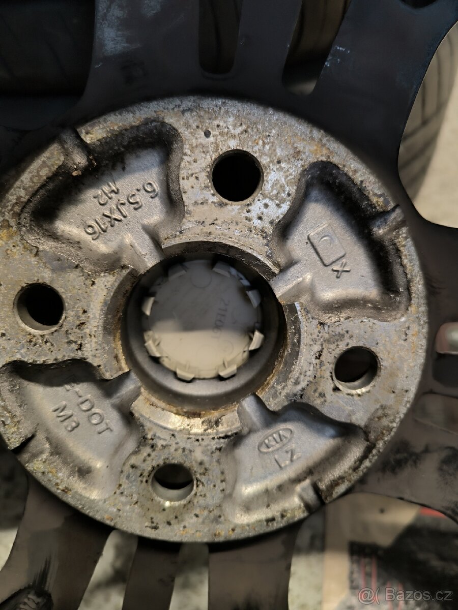 Alu kola Kia Picanto 4x100 r16 Originál, pneu 195/45/16 - 7